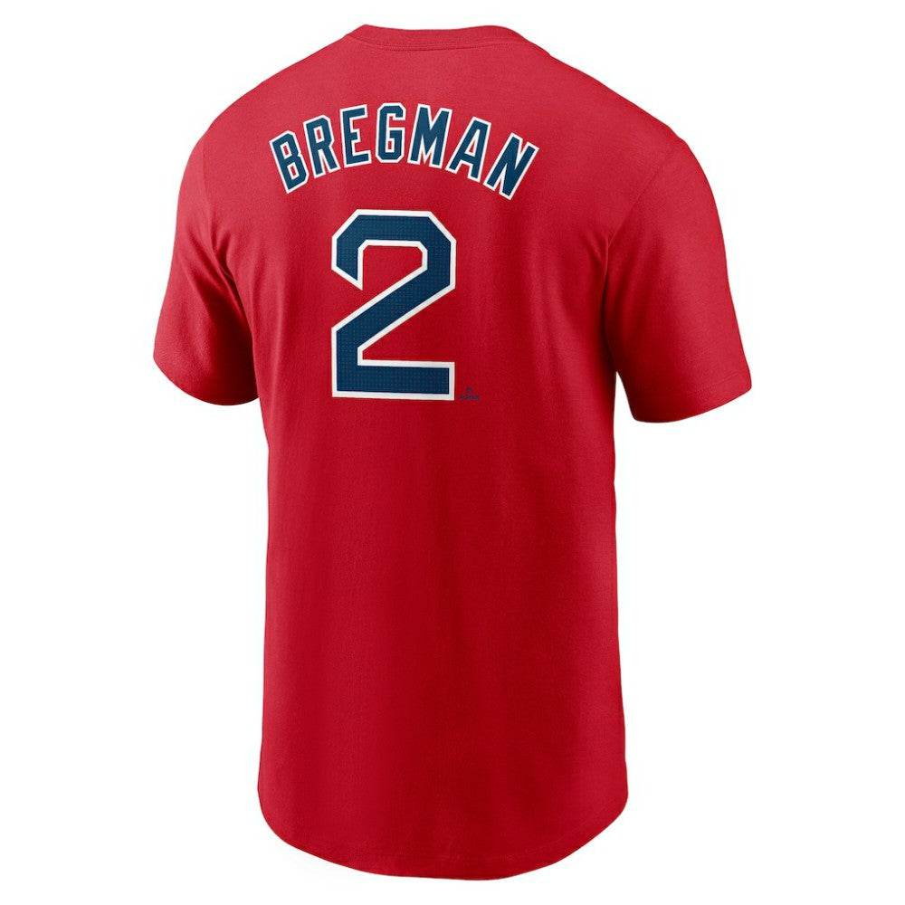 Alex Bregman Boston Red Sox Fuse Name & Number T-Shirt - Red | Nike