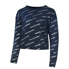 Dallas Cowboys Lauren James Foil Long Sleeve T-Shirt - Navy sale