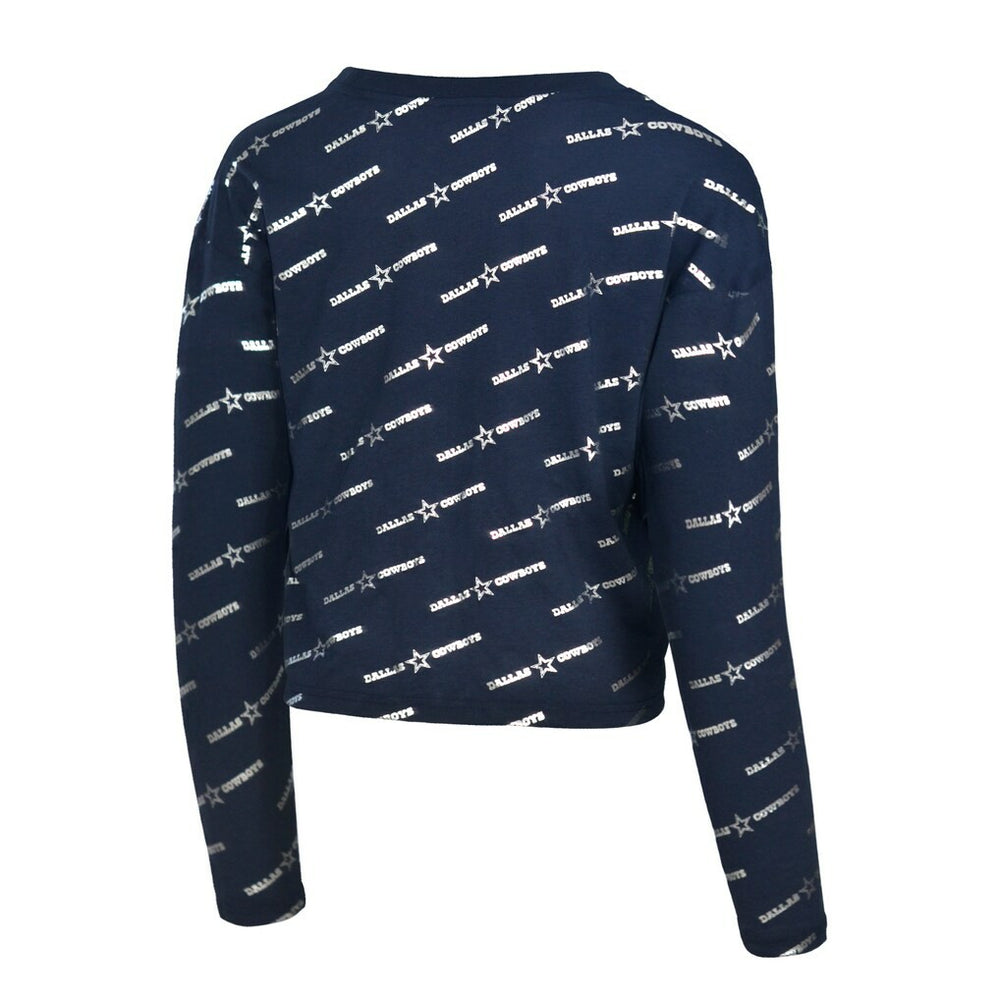 Dallas Cowboys Lauren James Foil Long Sleeve T-Shirt - Navy sale