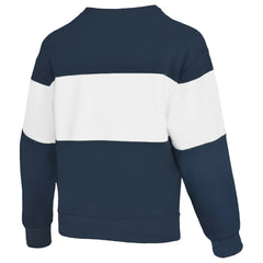 Dallas Cowboys Lauren James Women's Bling Colorblock Terry Sweatshirt - Navy for sale