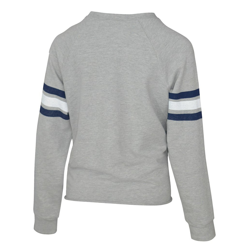 Dallas Cowboys Lauren James Women's Raglan Terry Sweatshirt - Gray outlet