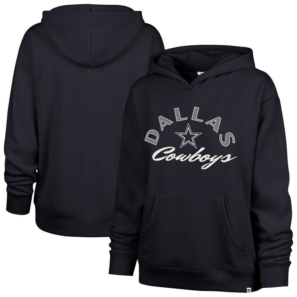 Dallas Cowboys '47 Women's Whirlwind Naomi Pullover Hoodie - Navy for sale