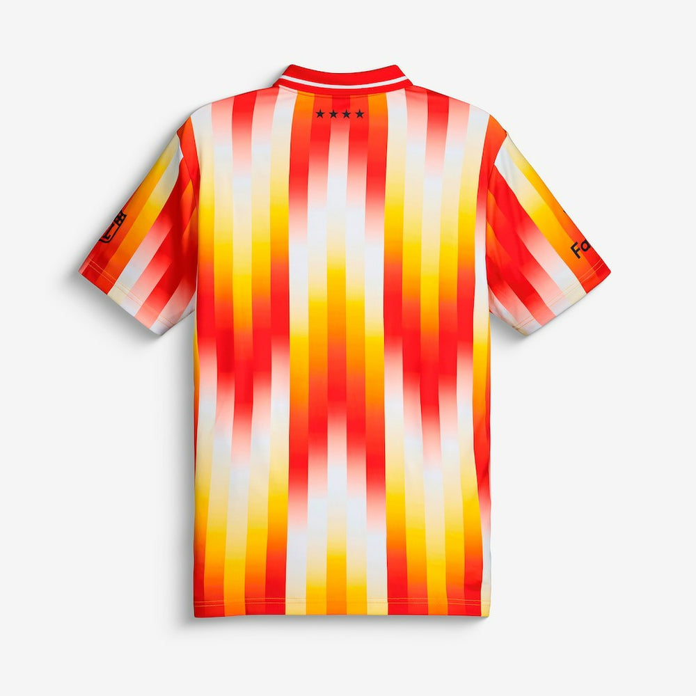 Kansas City Chiefs NFL Football x Football Collared Fan Top - Red for sale