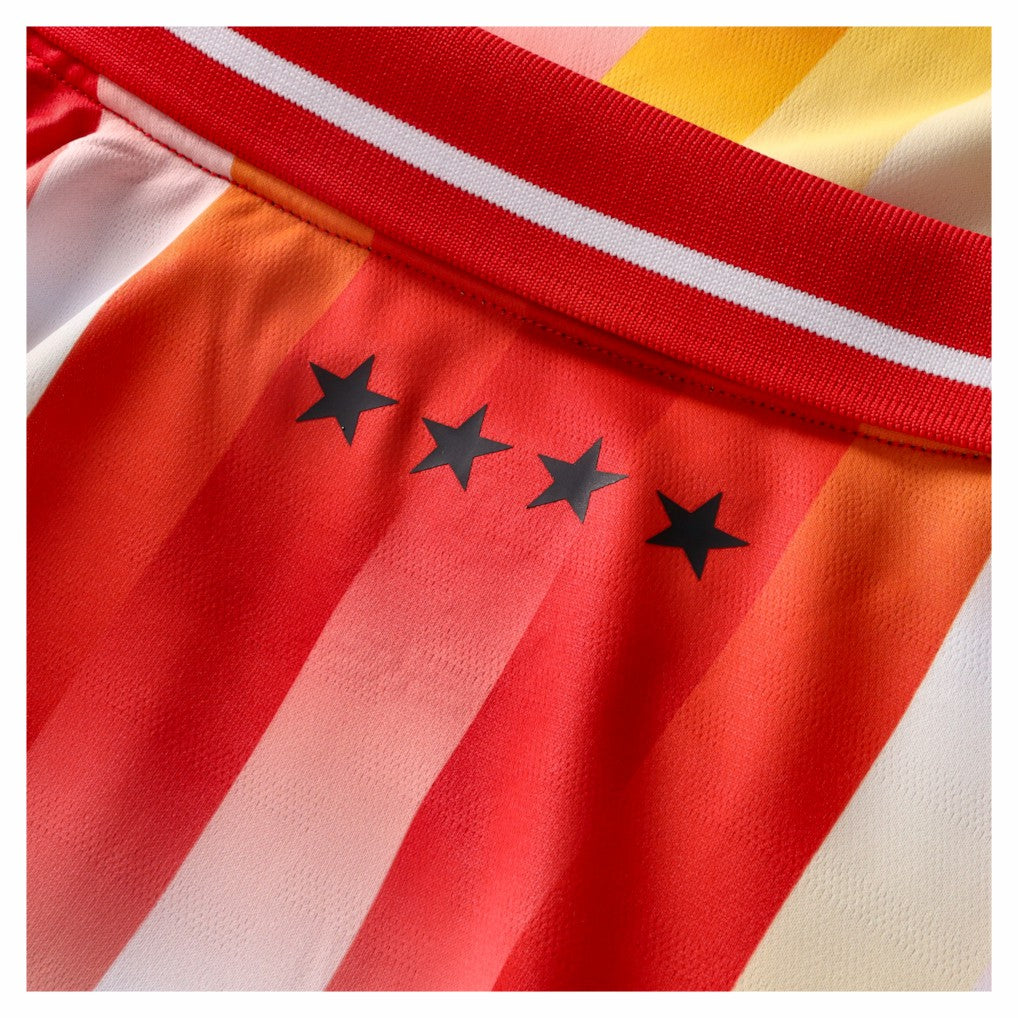 Kansas City Chiefs NFL Football x Football Collared Fan Top - Red for sale