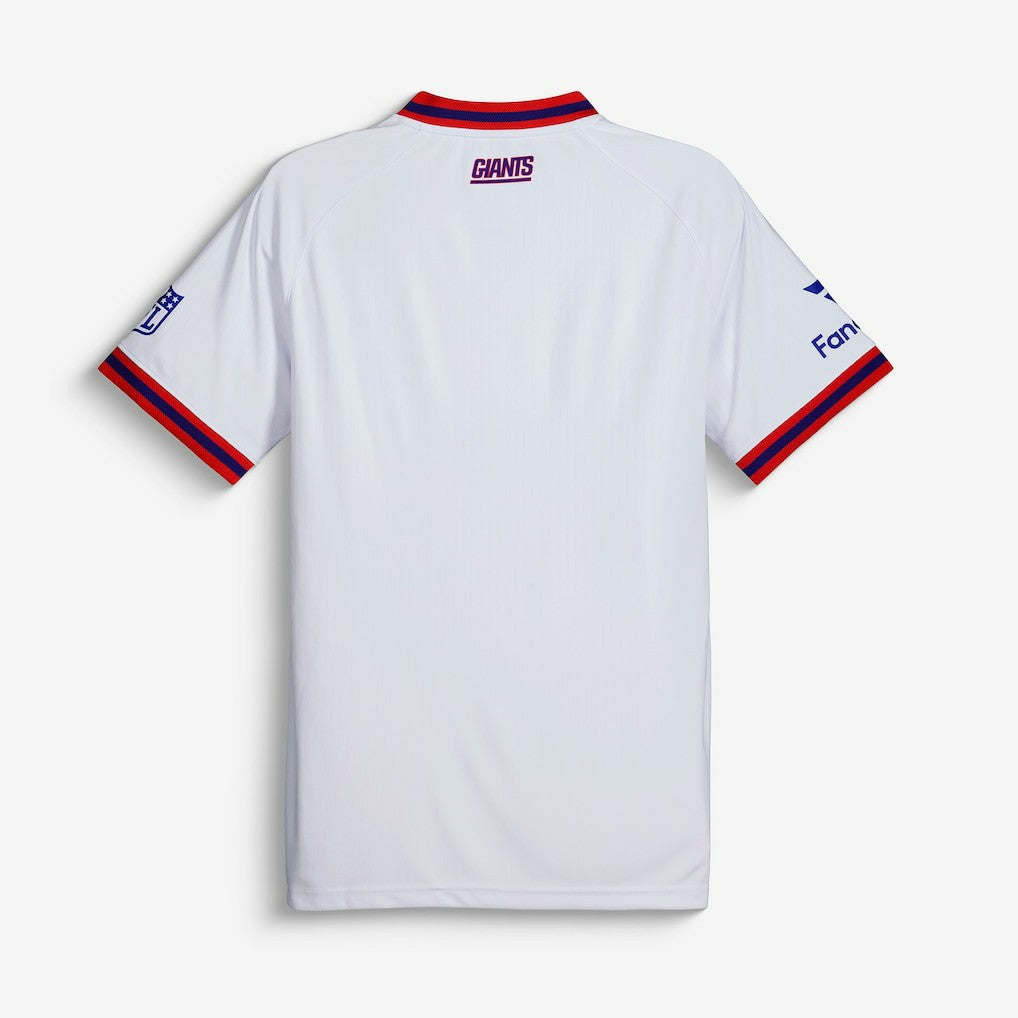 New York Giants NFL Football x Football V-Neck Fan Top - White discount