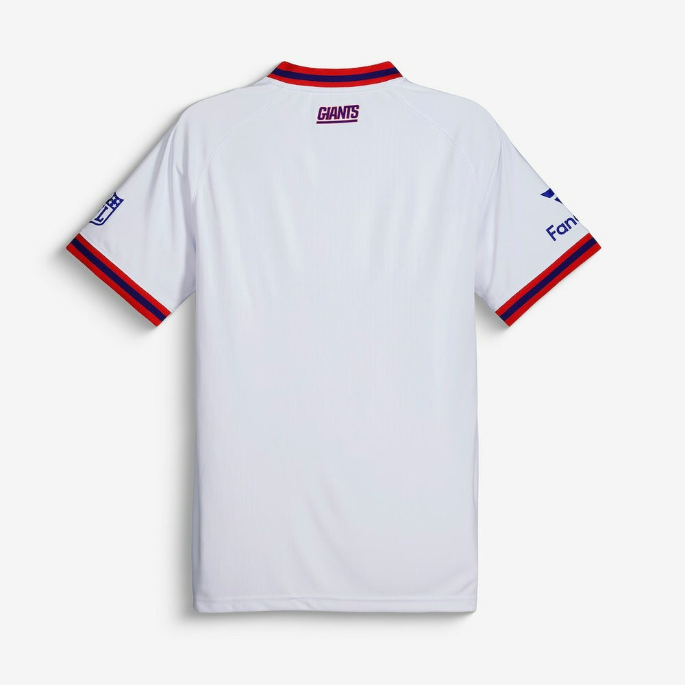 New York Giants NFL Football x Football V-Neck Fan Top - White discount