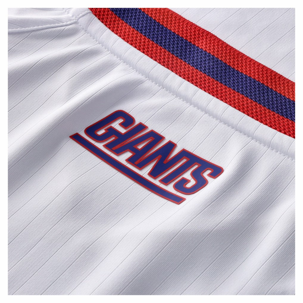 New York Giants NFL Football x Football V-Neck Fan Top - White discount