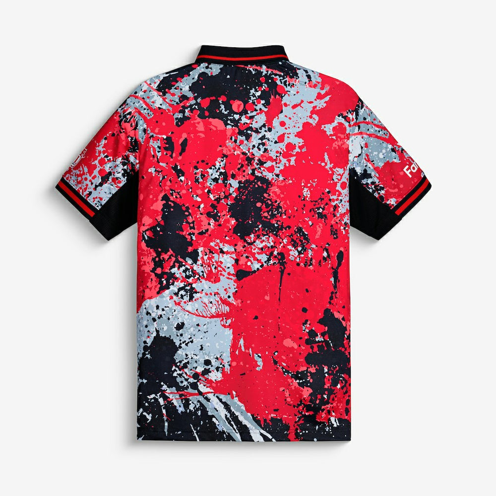 Atlanta Falcons NFL Football x Football Collared Fan Top - Black discount