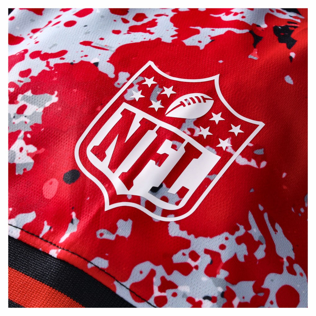 Atlanta Falcons NFL Football x Football Collared Fan Top - Black discount