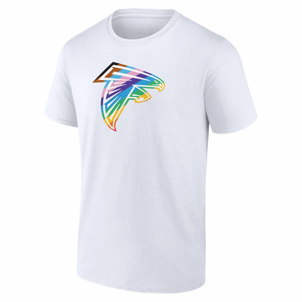 Atlanta Falcons Logo Pride T-Shirt - White on sale