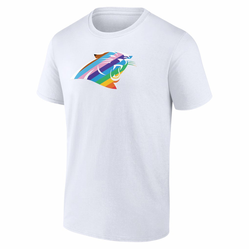 Carolina Panthers Logo Pride T-Shirt - White for sale