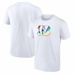 Cincinnati Bengals Logo Pride T-Shirt - White discount