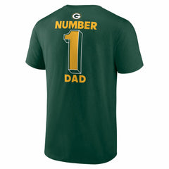 Green Bay Packers #1 Dad Jersey T-Shirt - Green sale