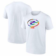 Green Bay Packers Logo Pride T-Shirt - White sale