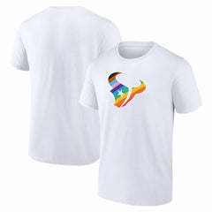 Houston Texans Logo Pride T-Shirt - White cheap