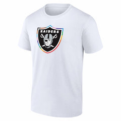 Las Vegas Raiders Logo Pride T-Shirt - White sale