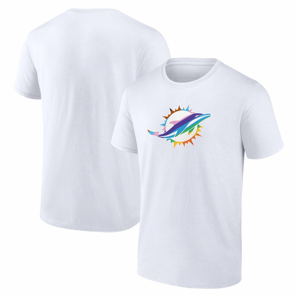 Miami Dolphins Logo Pride T-Shirt - White online