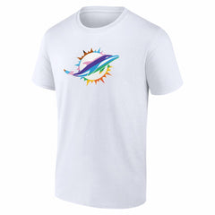 Miami Dolphins Logo Pride T-Shirt - White online