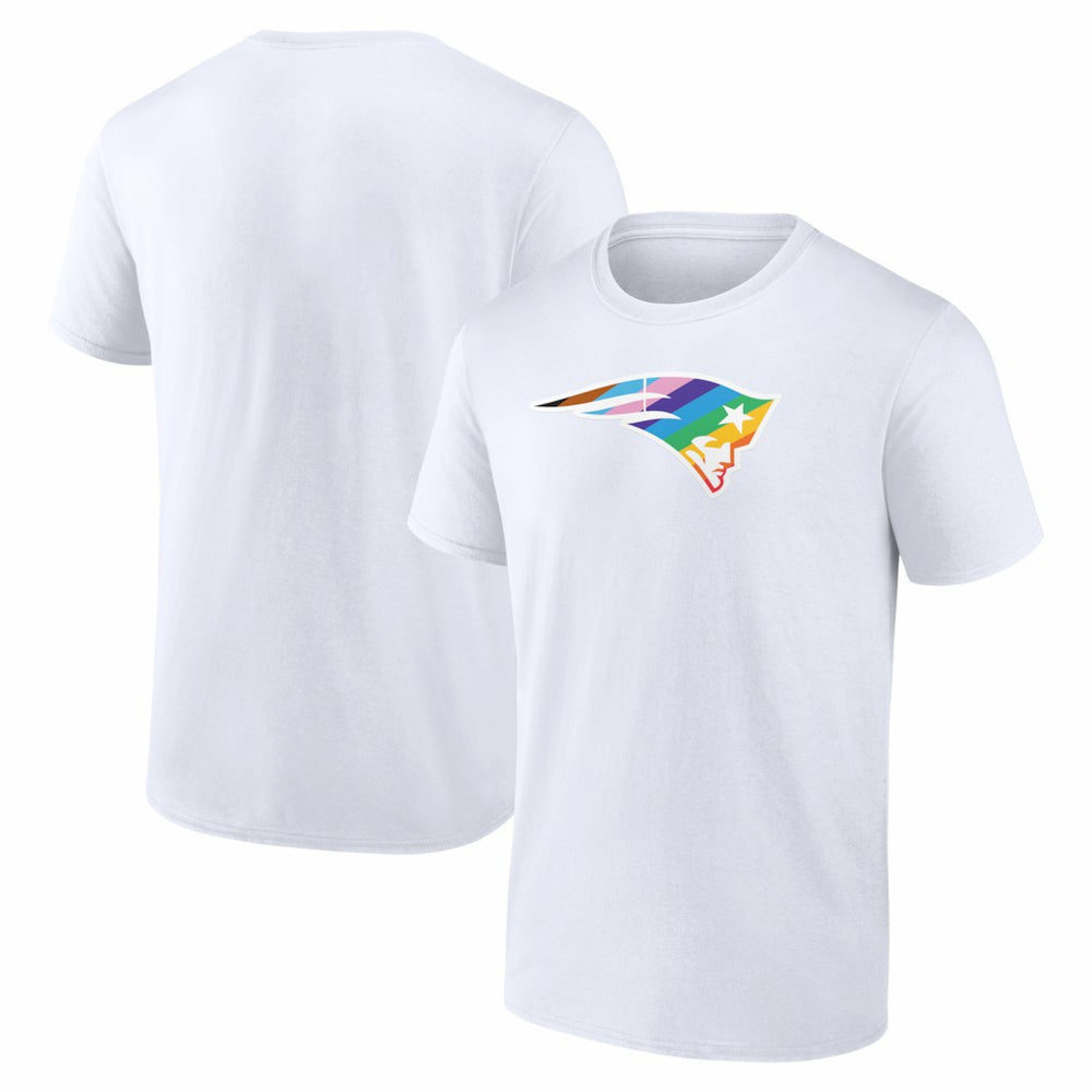 New England Patriots Logo Pride T-Shirt - White sale
