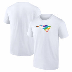New England Patriots Logo Pride T-Shirt - White sale