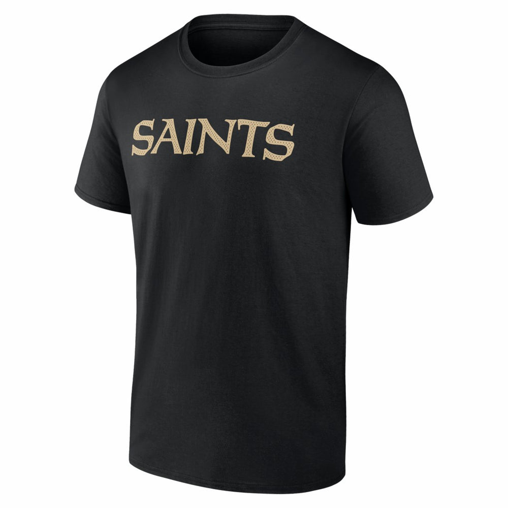 New Orleans Saints #1 Dad Jersey T-Shirt - Black outlet