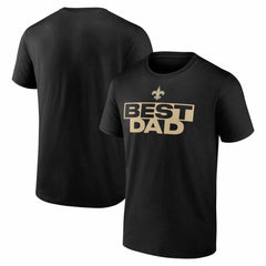New Orleans Saints Greatest Dad T-Shirt - Black on sale