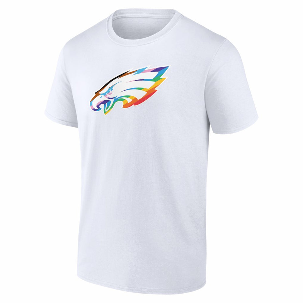 Philadelphia Eagles Logo Pride T-Shirt - White cheap