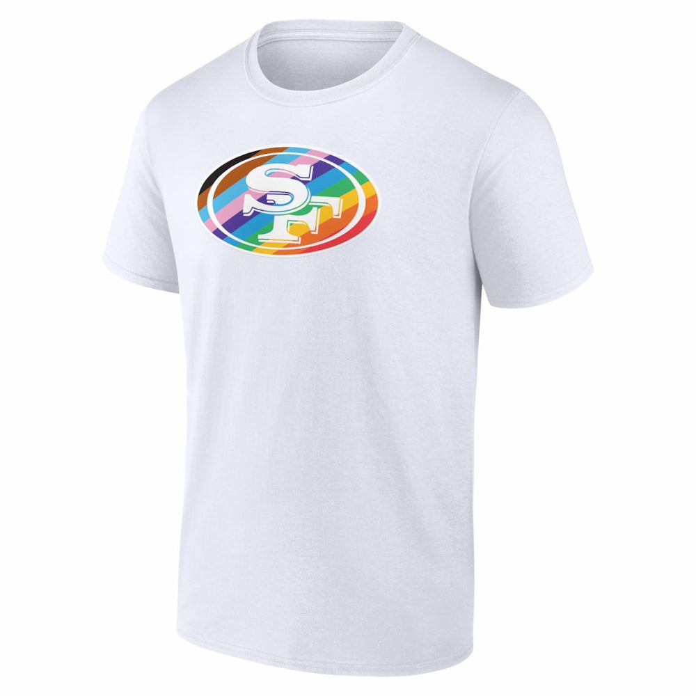 San Francisco 49ers Logo Pride T-Shirt - White sale