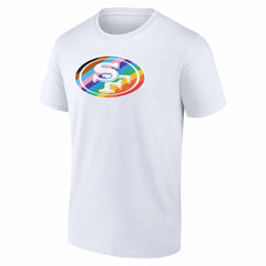 San Francisco 49ers Logo Pride T-Shirt - White sale