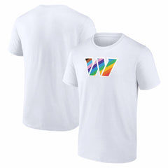 Washington Commanders Logo Pride T-Shirt - White outlet