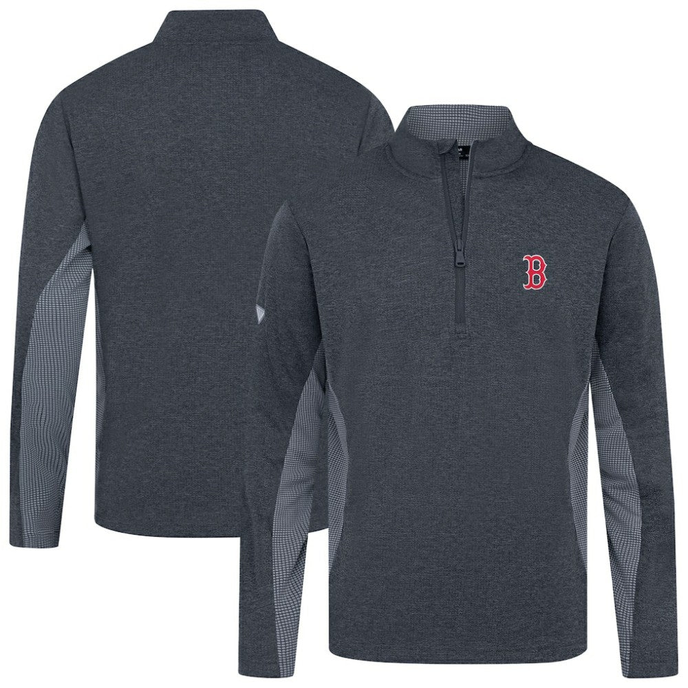 Boston Red Sox Levelwear Waffle Insignia 2.0 Quarter-Zip Pullover - Navy