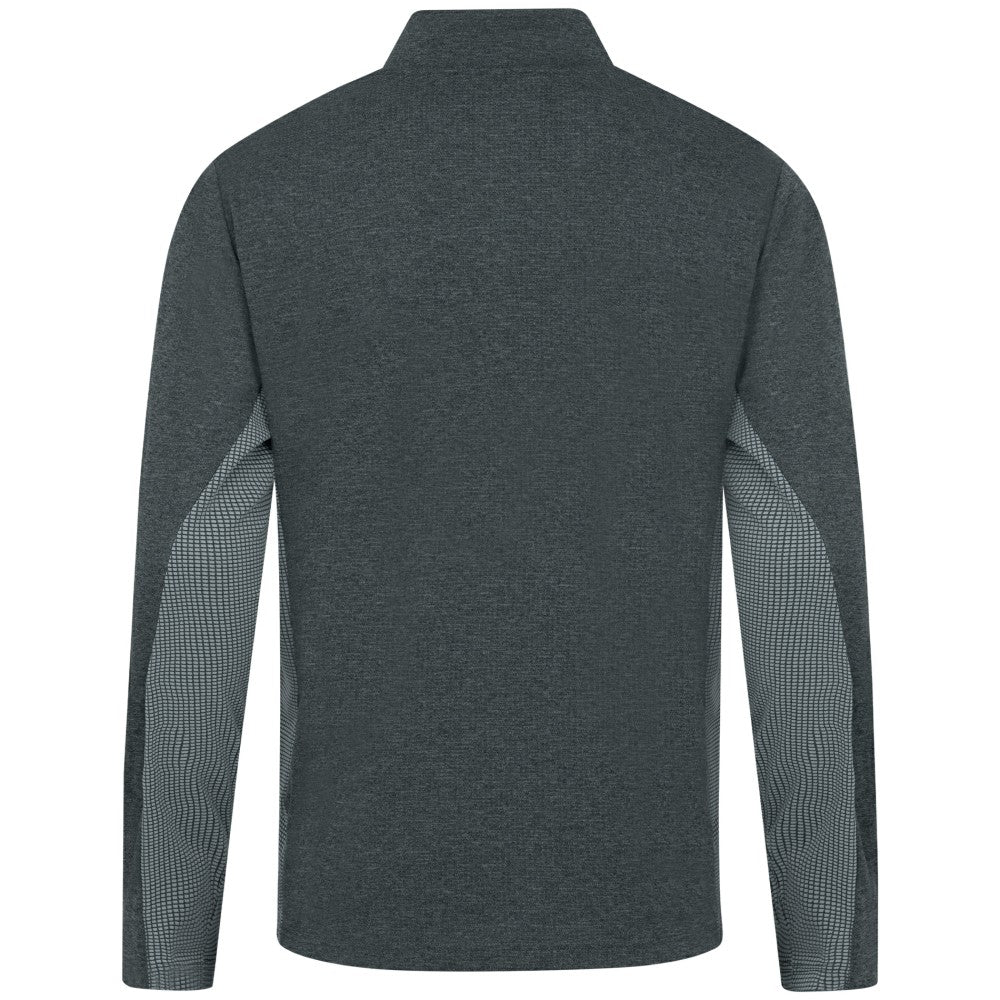 Milwaukee Brewers Levelwear Waffle Insignia 2.0 Quarter-Zip Pullover - Heather Black