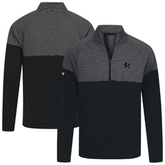 Miami Marlins Levelwear Classic Stripes Insignia 2.0 Pullover - Black