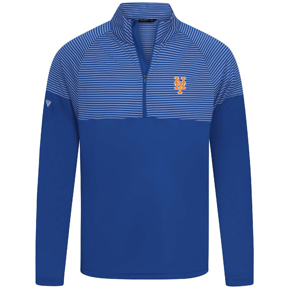 New York Mets Levelwear Classic Stripes Insignia 2.0 Pullover - Royal