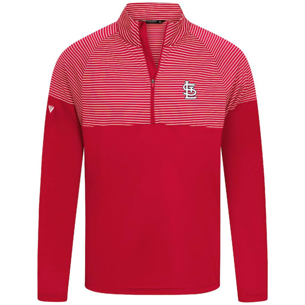 St. Louis Cardinals Levelwear Classic Stripes Insignia 2.0 Pullover - Red