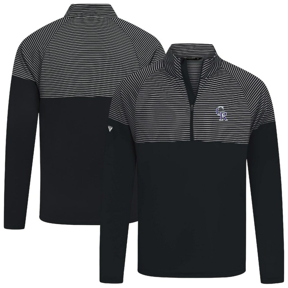 Colorado Rockies Levelwear Classic Stripes Insignia 2.0 Pullover - Black