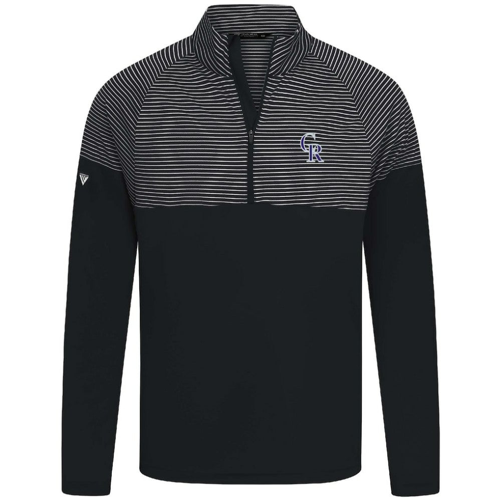 Colorado Rockies Levelwear Classic Stripes Insignia 2.0 Pullover - Black