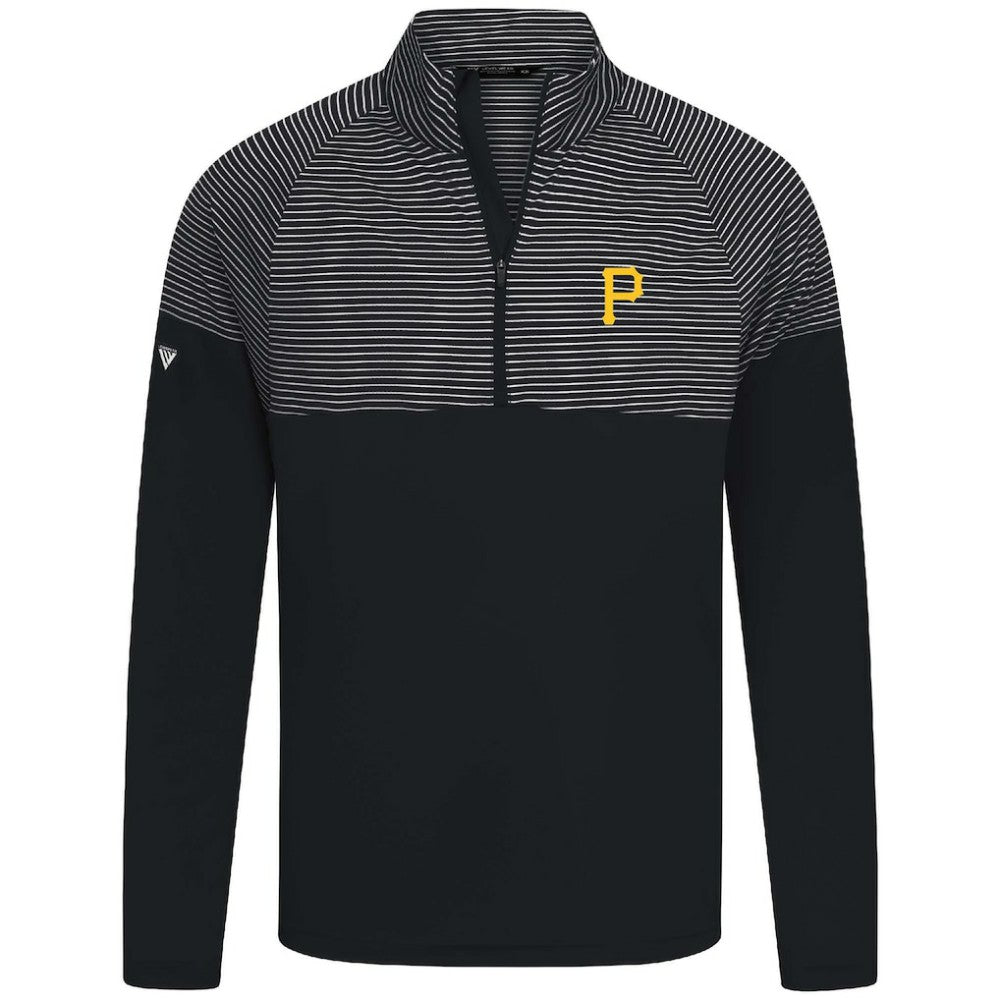 Pittsburgh Pirates Levelwear Classic Stripes Insignia 2.0 Pullover - Black