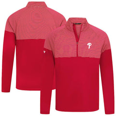Philadelphia Phillies Levelwear Classic Stripes Insignia 2.0 Pullover - Red