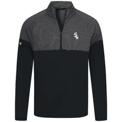 Chicago White Sox Levelwear Classic Stripes Insignia 2.0 Pullover - Black