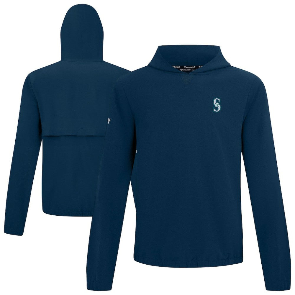 Seattle Mariners Levelwear Action Insignia 2.0 Pullover Hoodie - Navy
