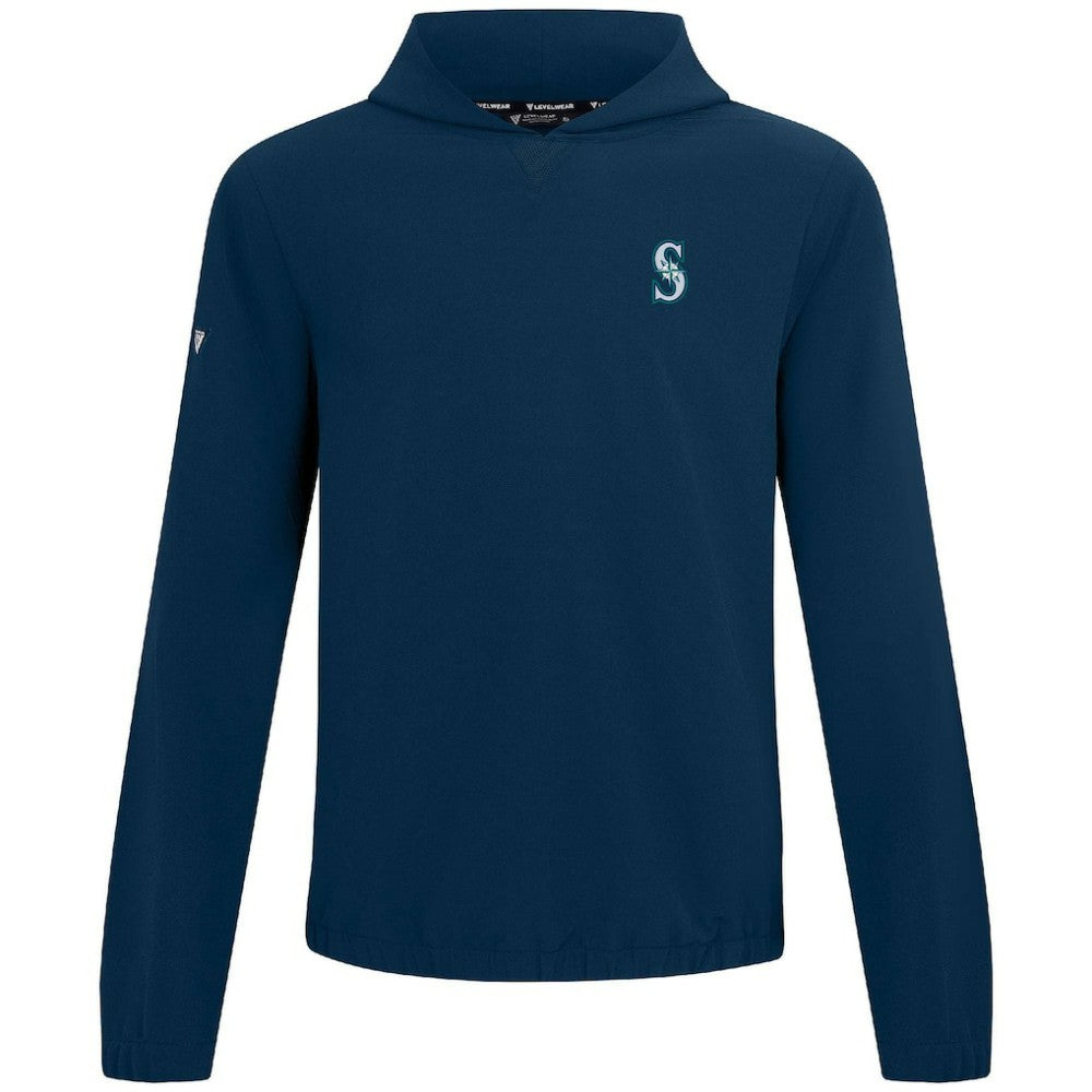 Seattle Mariners Levelwear Action Insignia 2.0 Pullover Hoodie - Navy