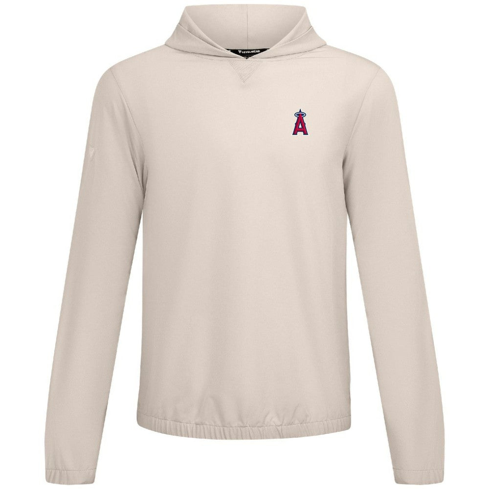 Los Angeles Angels Levelwear Action Insignia 2.0 Pullover Hoodie - Khaki