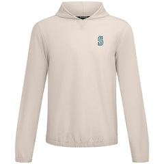 Seattle Mariners Levelwear Action Insignia 2.0 Pullover Hoodie - Khaki