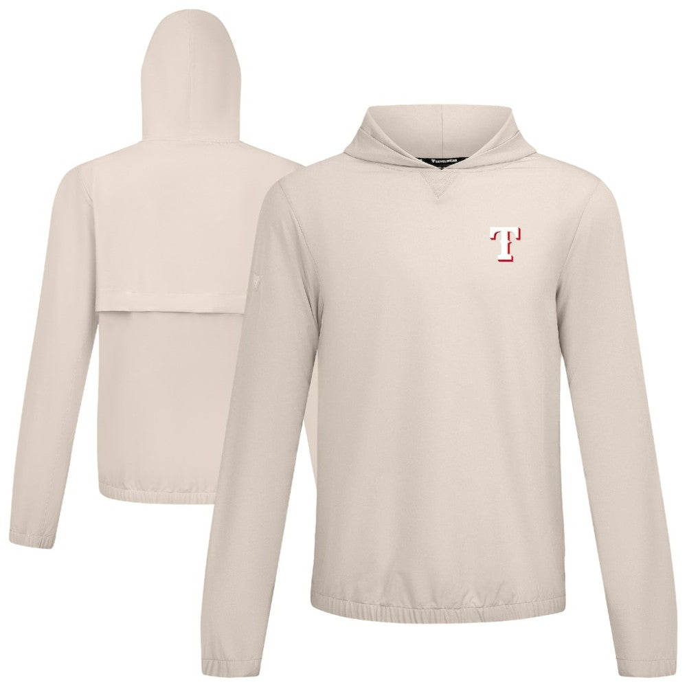 Texas Rangers Levelwear Action Insignia 2.0 Pullover Hoodie - Khaki