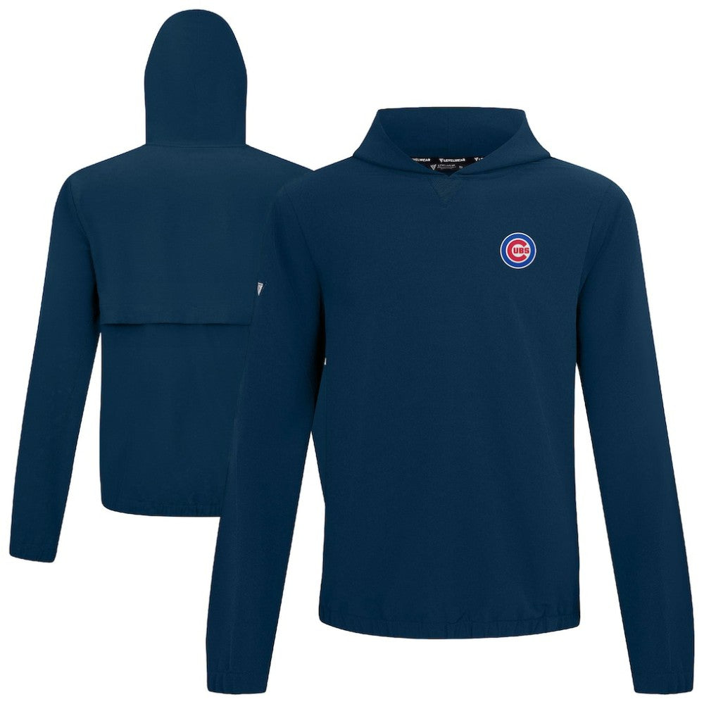 Chicago Cubs Levelwear Action Insignia 2.0 Pullover Hoodie - Navy