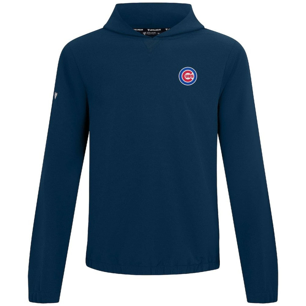 Chicago Cubs Levelwear Action Insignia 2.0 Pullover Hoodie - Navy
