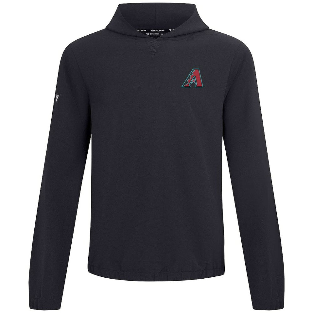 Arizona Diamondbacks Levelwear Action Insignia 2.0 Pullover Hoodie - Black