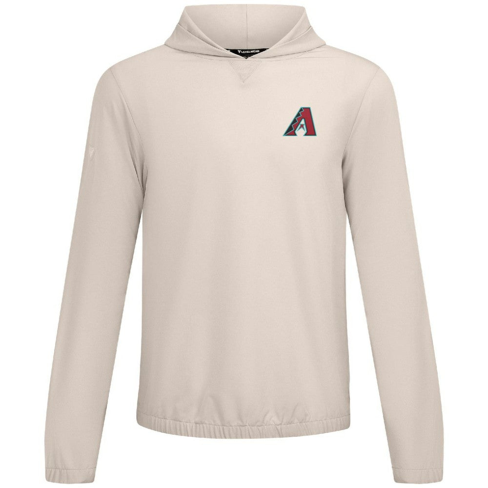 Arizona Diamondbacks Levelwear Action Insignia 2.0 Pullover Hoodie - Khaki