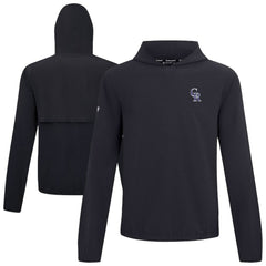 Colorado Rockies Levelwear Action Insignia 2.0 Pullover Hoodie - Black